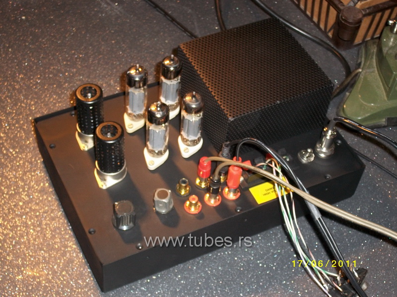 OTL power amplifier with Telefunken EL803s and ECC88 / E88CC / CCa