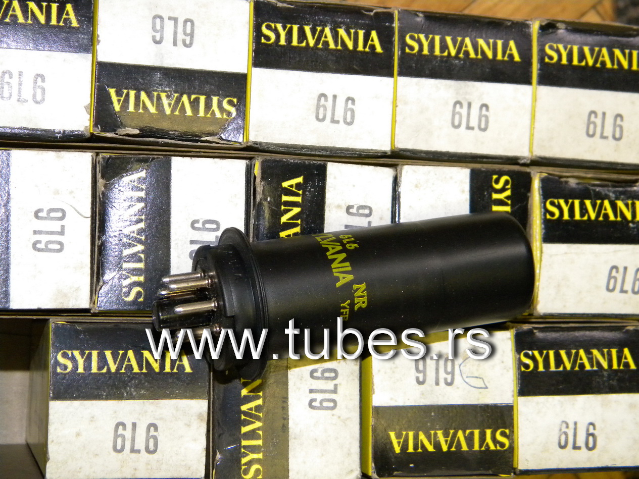 6L6 Sylvania VT-115 metal can