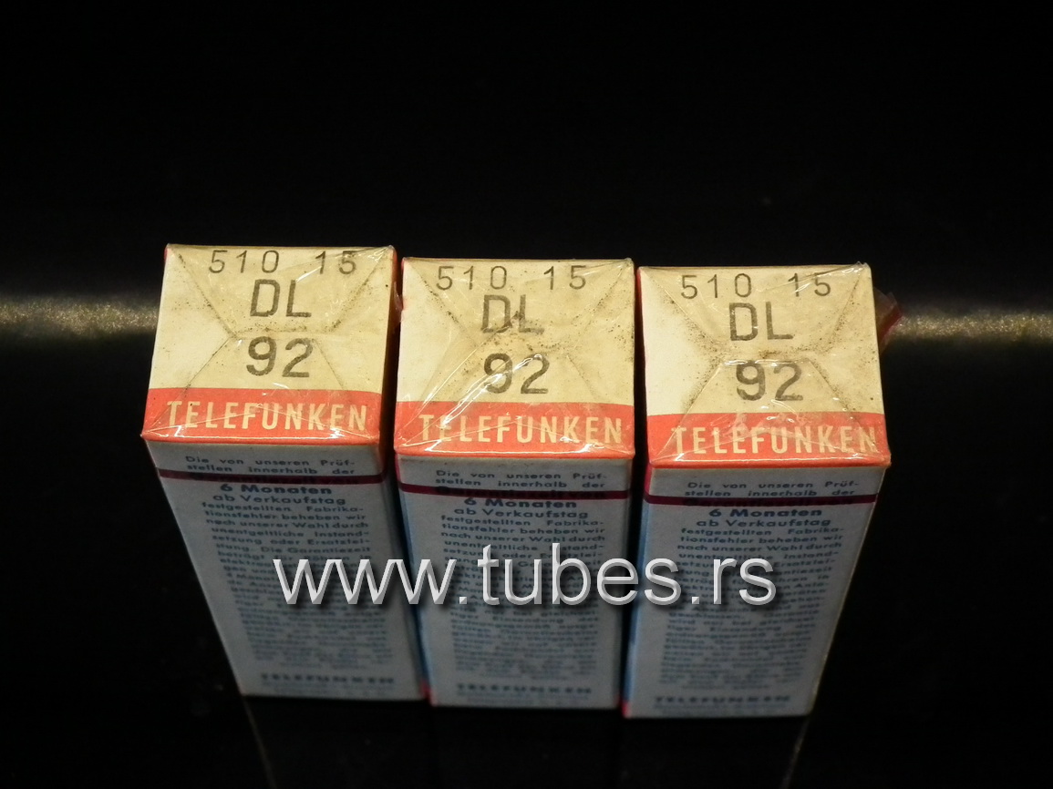 DL92 Telefunken 3S4 Battery Pentode