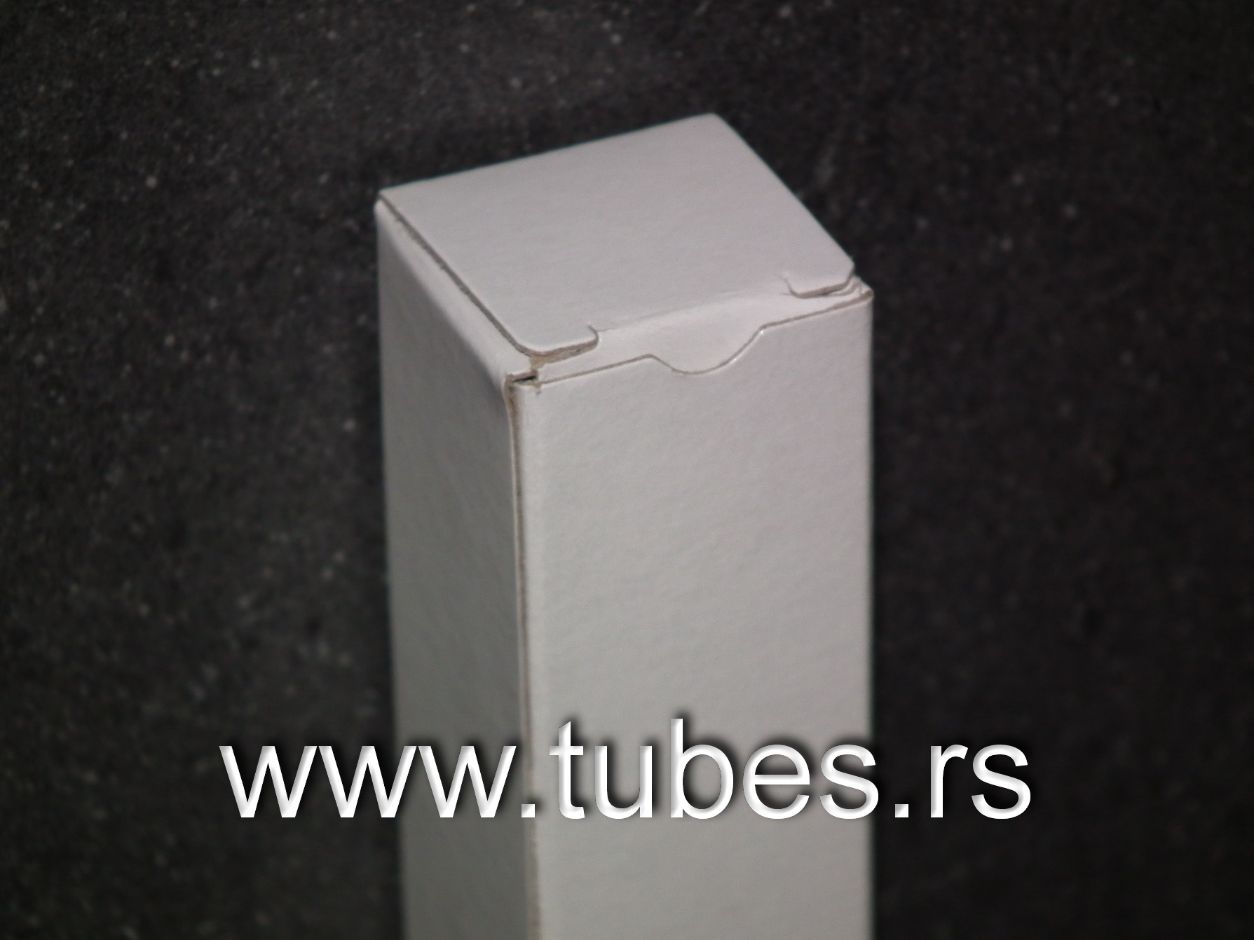 White Empty Noval Size Vacuum Tube Boxes